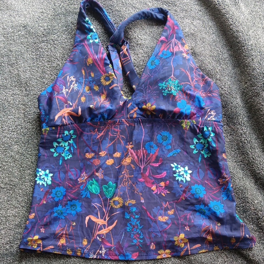 Title Nine Navy Tankini